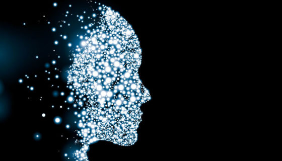 Digital human profile made from data points