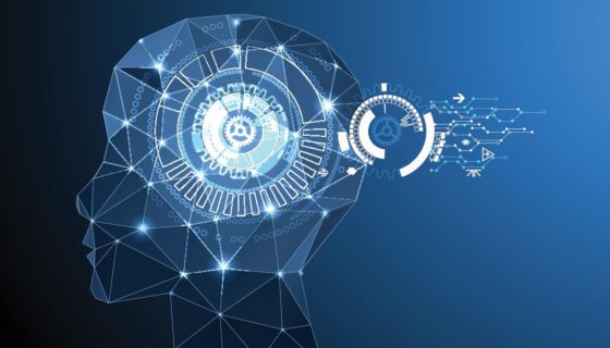 Artificial intelligence network concept